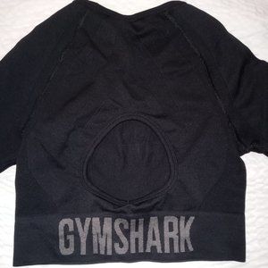 Gym shark cutout long sleeve athletic XS/S